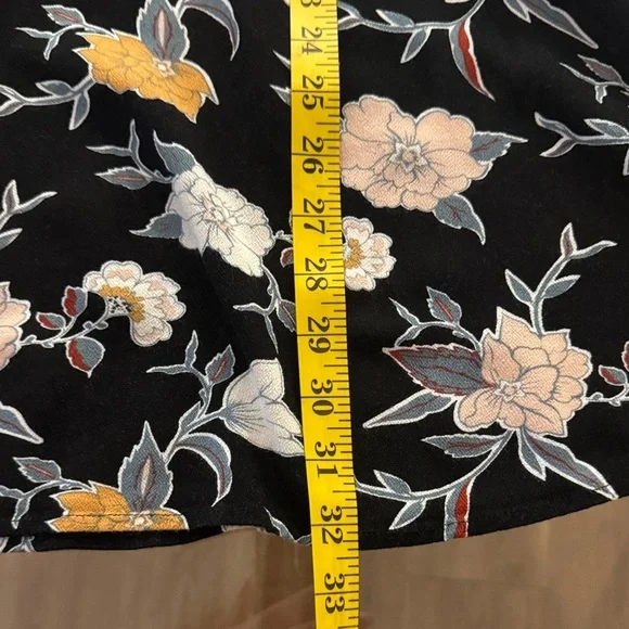 Kendall & Kylie Black Floral Spaghetti Strap Mini Dress - Picture 7 of 7